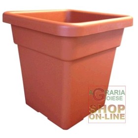 VASO QUADRATO IN PLASTICA MAXI  CM. 32 X 32 X 32H VASO QUADRATO IN PLASTICA MAXI CM. 32 X 32 X 32H