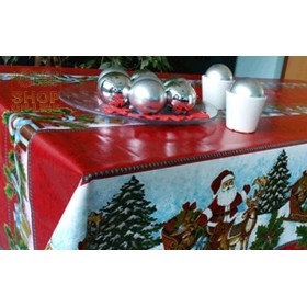 TOVAGLIA IN PVC NATALE MOD. 385-4640 CM. 140 H. TOVAGLIA IN PVC NATALE MOD. 385-4640 CM. 140 H.