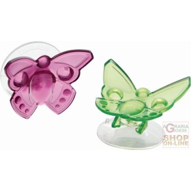 FACKELMANN GANCIO A VENTOSA FARFALLA. IDEALE PER APPENDERE ANCHE GIOIELLI ART. 61177 FACKELMANN GANCIO A VENTOSA FARFALLA. IDEALE PER APPENDERE