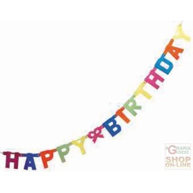 FACKELMANN GHIRLANDA HAPPY BIRTHDAY ART. 50120 FACKELMANN GHIRLANDA HAPPY BIRTHDAY ART. 50120