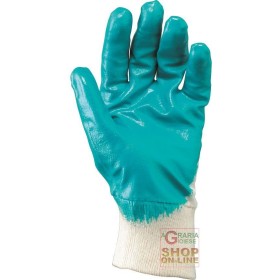 GUANTO NBR P MAGLIA DORSO AREATO  COLORE VERDE  TG  7 8 9 10 GUANTO NBR P MAGLIA DORSO AREATO COLORE VERDE TG 7 8 9 10