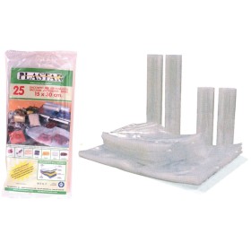 BUSTE SACCHETTI PER SOTTOVUOTO GOFFRATE CM.20X30 CF 25 PZ. BUSTE SACCHETTI PER SOTTOVUOTO GOFFRATE CM.20X30 CF 25 PZ.