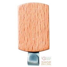 FACKELMANN GANCI ADESIVI QUADRATI IN LEGNO AD 1 POSTO PZ. 3 5X3X0,5 ART. 61251 FACKELMANN GANCI ADESIVI QUADRATI IN LEGNO AD 1 POSTO PZ. 3