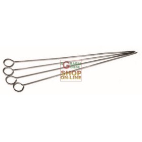BLINKY SPIEDI PER BARBECUE SET 4 PEZZI CROMATI CM. 30 BLINKY SPIEDI PER BARBECUE SET 4 PEZZI CROMATI CM. 30