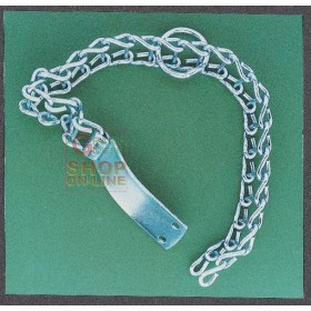 COLLARE PER CANI A SCALETTA IN FERRO ZINCATO TIPO MEDIO CM. 35 COLLARE PER CANI A SCALETTA IN FERRO ZINCATO TIPO MEDIO CM. 35