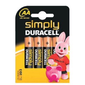 DURACELL SIMPLY BATTERIE STILO BL PZ. 4 DURACELL SIMPLY BATTERIE STILO BL PZ. 4