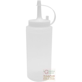 FACKELMANN DISPENSER TRASPARENTE IN PLASTICA MORBIDA CON BECCUCCIO FACKELMANN DISPENSER TRASPARENTE IN PLASTICA MORBIDA CON