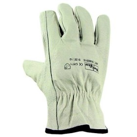 GUANTI IN PIENO FIORE DI BOVINO BIANCO GUANTI IN PIENO FIORE DI BOVINO BIANCO