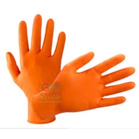 GUANTI NITRILE SUPER GRIP ARANCIONE PZ. 10 GUANTI NITRILE SUPER GRIP ARANCIONE PZ. 10