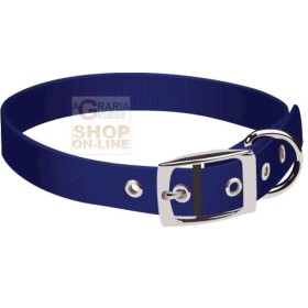 PET TRIBE COLLARE PER CANI IN NYLON CON FORI CM. 1,5 BLU PET TRIBE COLLARE PER CANI IN NYLON CON FORI CM. 1,5 BLU