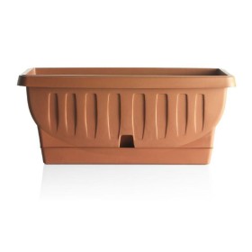 Vaso fioriera Bama Natura con sottovaso colore terracotta cm. 30 Vaso fioriera Bama Natura con sottovaso colore terracotta cm. 30