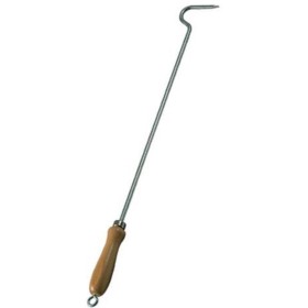 ATTIZZATORE PER FUOCO ZINCATO CON MANICO IN LEGNO ART.134 CM. 43 ATTIZZATORE PER FUOCO ZINCATO CON MANICO IN LEGNO ART.134 CM. 43