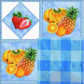 BLINKY TOVAGLIA DOUBLE-FACE FRUTTA-TROPIC MT. 1,4X30 BLINKY TOVAGLIA DOUBLE-FACE FRUTTA-TROPIC MT. 1,4X30