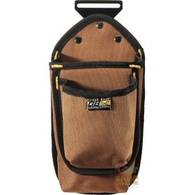 BORSA CARPENTIERE 1 TASCA IN TESSUTO CANVAS  COLORE MARRONE BORSA CARPENTIERE 1 TASCA IN TESSUTO CANVAS COLORE MARRONE