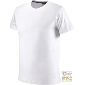 MAGLIETTA COTONE MEZZA MANICA GR  110  COLORE BIANCO  TG  S XXL MAGLIETTA COTONE MEZZA MANICA GR 110 COLORE BIANCO TG S XXL