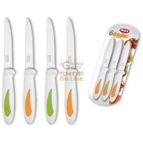 MAX COLTELLI TAVOLA 6 PZ -DUAL COLOR MAX COLTELLI TAVOLA 6 PZ -DUAL COLOR