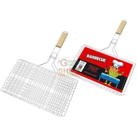 MAX GRIGLIA BBQ 21X34.5CM MANICO LEGNO MAX GRIGLIA BBQ 21X34.5CM MANICO LEGNO