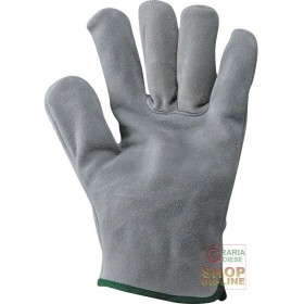 GUANTO CROSTA BOVINA ORLATO  TG  7 9 10 GUANTO CROSTA BOVINA ORLATO TG 7 9 10
