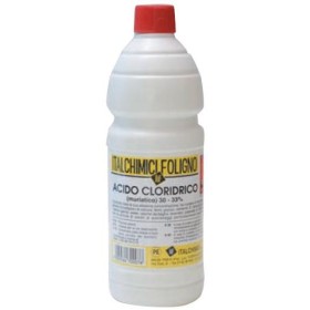 ACIDO CLORIDICO MURIATICO PURO AL 33 LT. 1 ACIDO MURIATICO PURO AL 33 LT. 1