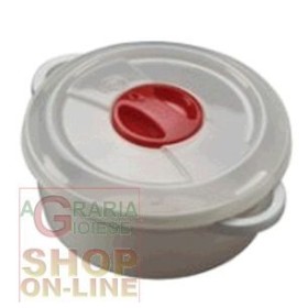 CONTENITORE IN PLASTICA PER MICROONDE CON VALVOLA LT. 1,5 CONTENITORE IN PLASTICA PER MICROONDE CON VALVOLA LT. 1,5