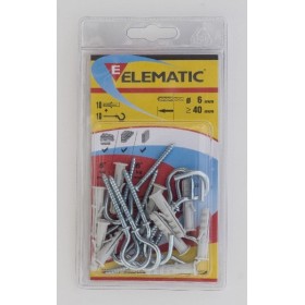 ELEMATIC BLISTER TASSELLI EB/OA 6  PZ. 10 ELEMATIC BLISTER TASSELLI EB/OA 6 PZ. 10