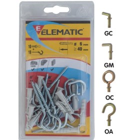 ELEMATIC BLISTER TASSELLI EB/OC 6 PZ. 10 ELEMATIC BLISTER TASSELLI EB/OC 6 PZ. 10