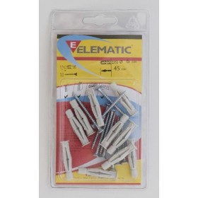 ELEMATIC BLISTER TASSELLI T4/VA  6X PZ. 10 ELEMATIC BLISTER TASSELLI T4/VA 6X PZ. 10