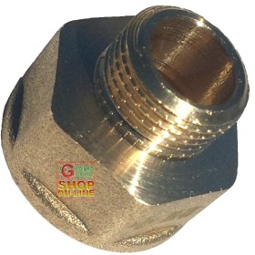 PROLUNGA RIDUZIONE IN OTTONE GIALLO M. F. ART.246 GR. 3/4 X 3/8 PROLUNGA RIDUZIONE IN OTTONE GIALLO M. F. ART.246 GR. 3/4 X 3/8