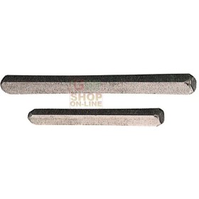QUADRI DI RICAMBIO PER PER MANIGLIE IN ACCIAIO LUCIDO LUNGO MM. 100 SEZIONE 8 MM. PZ. 2 QUADRI DI RICAMBIO PER PER MANIGLIE IN ACCIAIO LUCIDO LUNGO MM.