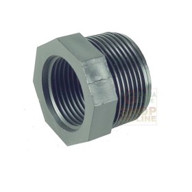 RIDUZIONE FILETTATA NERA M/F 1 1/2 x 1 RIDUZIONE FILETTATA NERA M/F 1 1/2 X 1 POLL.
