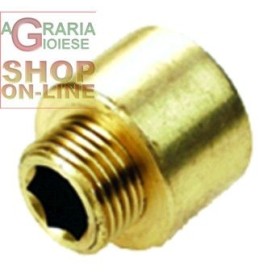 RIDUZIONE IN OTTONE GIALLO  M. F. ART.246 1/2 X 1 POLL. RIDUZIONE IN OTTONE GIALLO M. F. ART.246 1/2 X 1 POLL.