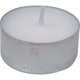 TEA-LIGHT CANDELA BIANCA MADE IN ITALY DIAM. 38 PZ. 25 TEA-LIGHT CANDELA BIANCA MADE IN ITALY DIAM. 38 PZ. 25