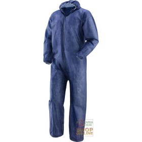 TUTA CON CERNIERA IN PLP GR 40  COLORE BLU  TG  L XL XXL TUTA CON CERNIERA IN PLP GR 40 COLORE BLU TG L XL XXL