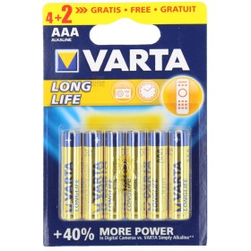 VARTA BATTERIA LONGLIFE BATTERIE ALCALINE MINI STILO PZ. 6 VARTA BATTERIA LONGLIFE BATTERIE ALCALINE MINI STILO PZ. 6