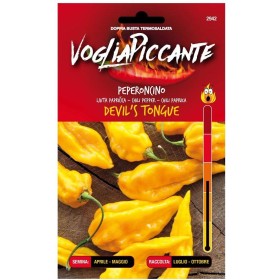 VOGLIA PICCANTE SEMI DI PEPERONCINO PICCANTE DEVIL S TONGUE VOGLIA PICCANTE SEMI DI PEPERONCINO PICCANTE DEVIL S TONGUE