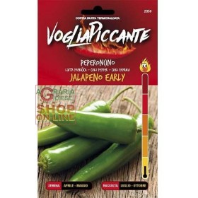 VOGLIA PICCANTE SEMI DI PEPERONCINO PICCANTE JALAPENO EARLY VOGLIA PICCANTE SEMI DI PEPERONCINO PICCANTE JALAPENO EARLY