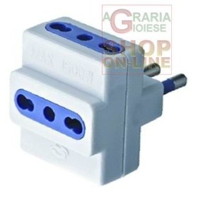 ADATTATORE MULTIPLO 250V 16A CON T ADATTATORE MULTIPLO 250V 16A CON T