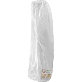 MANICOTTI IN POLITENE CM 40X20  CONF  DA 25 PAIA  COLORE BIANCO MANICOTTI IN POLITENE CM 40X20 CONF DA 25 PAIA COLORE BIANCO