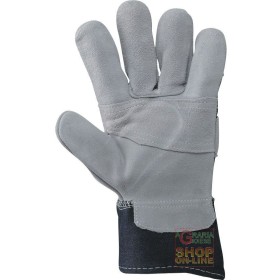 GUANTO CROSTA E TELA ECONOMICO PALMO RINFORZATO  TG  10 GUANTO CROSTA E TELA ECONOMICO PALMO RINFORZATO TG 10