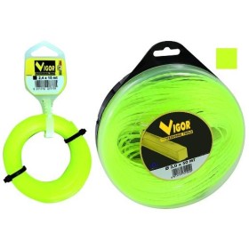 VIGOR FILO PER DECESPUGLIATORI QUADRO MT. 15 DIAM. MM. 2,4 VIGOR FILO PER DECESPUGLIATORI QUADRO MT. 15 DIAM. MM. 2,4