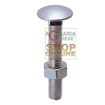BULLONI ZINCATI A LEGNO CON DADO TTQST UNI-5732 8 X 40 PZ. 10