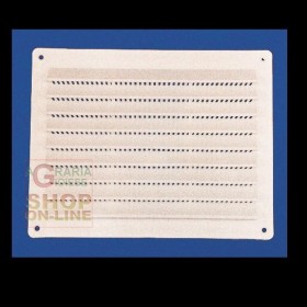 GRIGLIA AERAZIONE IN ABS CON PROTEZIONE ANTINSETTI CM. 12,5 X 36,5 GRIGLIA AERAZIONE IN ABS CON PROTEZIONE ANTINSETTI CM. 12,5 X
