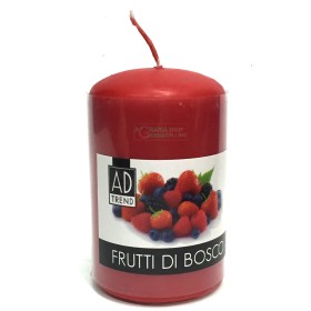 CANDELA PROFUMATA AI FRUTTI DI BOSCO DIAMETRO 5 X 8 H. CANDELA PROFUMATA AI FRUTTI DI BOSCO DIAMETRO 5 X 8 H.