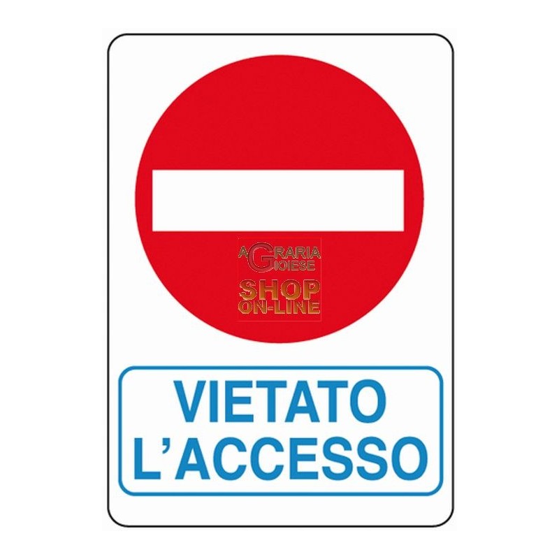 Cartello Vietato Guado In Alluminio 300x400 Mm - Movilcom® Segnale Permanente Alta Visibilità