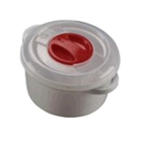 CONTENITORE IN PLASTICA PER MICROONDE CON VALVOLA LT. 0,500 CONTENITORE IN PLASTICA PER MICROONDE CON VALVOLA LT. 0,500