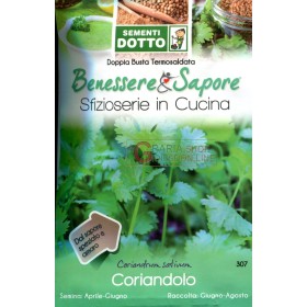 DOTTO BUSTE SEMI DI CORIANDOLO DOTTO BUSTE SEMI DI CORIANDOLO