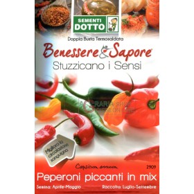 DOTTO BUSTE SEMI DI PEPERONI PICCANTI IN MIX DOTTO BUSTE SEMI DI PEPERONI PICCANTI IN MIX