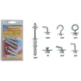ELEMATIC BLISTER TASSELLI ENP/GM 9 PZ. 6 ELEMATIC BLISTER TASSELLI ENP/GM 9 PZ. 6