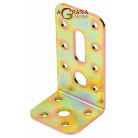 PIASTRA ANGOLARE ACCIAIO CON CAVA DI REGOLAZIONE MM. 50X90X4 PIASTRA ANGOLARE ACCIAIO CON CAVA DI REGOLAZIONE MM. 50X90X4