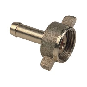 PORTAGOMMA CON GIRELLO IN OTTONE PER TUBO DI IRRORAZIONE 1/2 X 10 MM. PORTAGOMMA CON GIRELLO IN OTTONE PER TUBO DI IRRORAZIONE 1/2 X